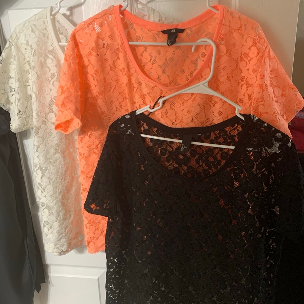 3 Lace Shirts